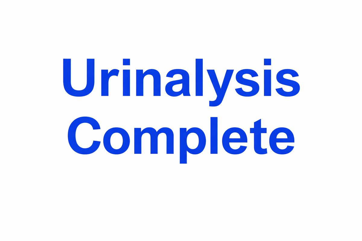 Urinalysis Complete