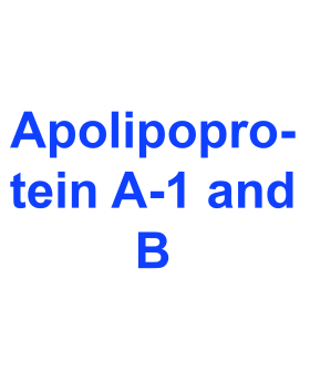 Apolipoprotein A-1 and B