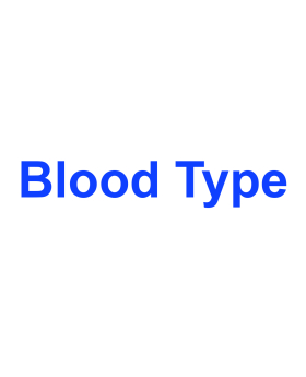 Blood RH Type & Group