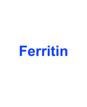 Ferritin, Serum
