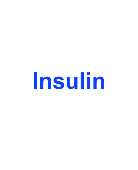 Insulin, fasting 