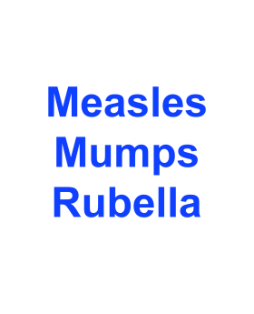 Measles / Mumps / Rubella