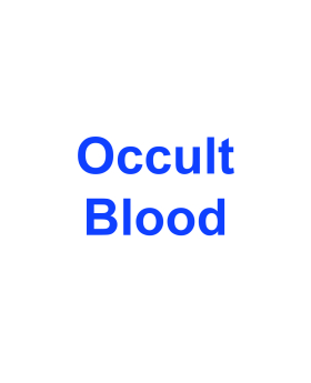 Occult Blood Screen