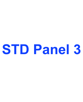 STD Panel 3  (HIV 1/0/2, Syphillis, Herpes Simplex Virus 1/2)